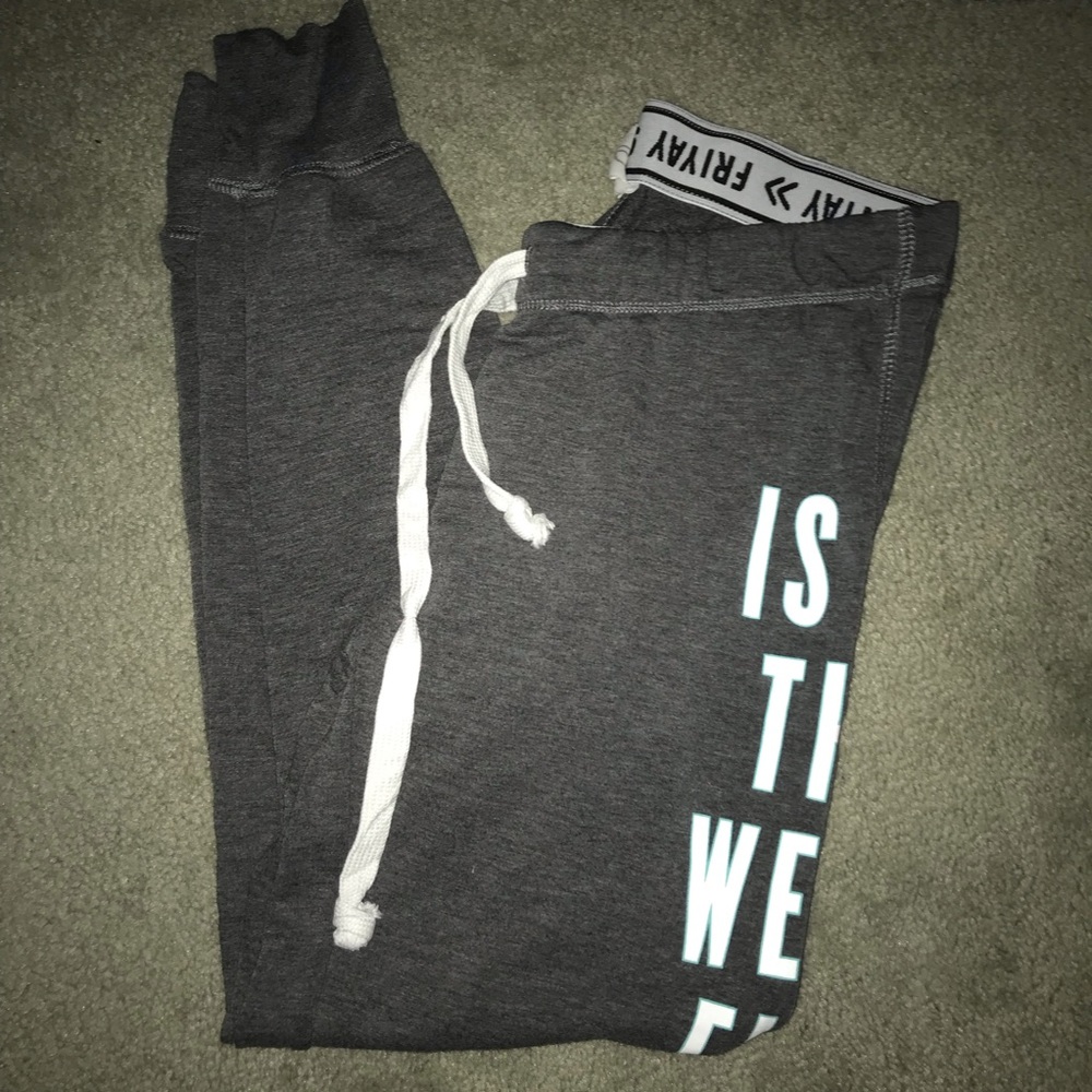 grey joggers